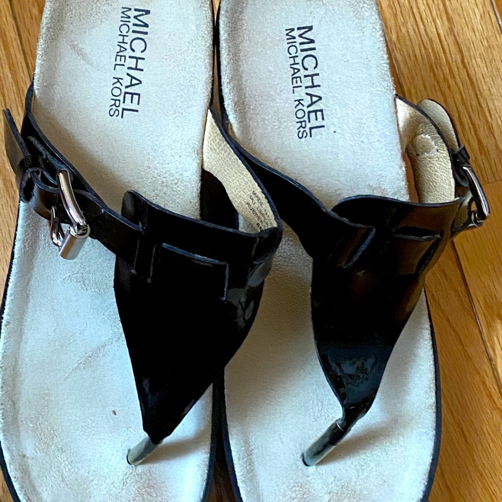 Platform thongs worn only 3x